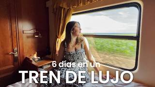 6 días en un TREN LUJOSO España  4K [upl. by Yrac]