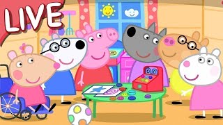 Peppa Pigs Clubhouse  LIVE 🏠 BRAND NEW PEPPA PIG EPISODES ⭐️ [upl. by Tizes961]