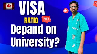 Is Canada Visa success rate dependent on the University CanadaInfoByBDBhai internationalstudents [upl. by Heringer]