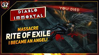 Massacre in Rite Of Exile  Whales Made Me an Angel  Diablo Immortal [upl. by Abihsat]