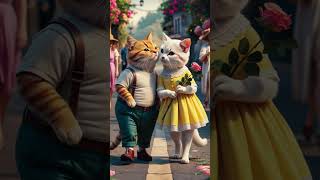 Adorable Kitten Love Story ❤️🐾  catlovers felineadventure cat cute felinemysteries petlovers [upl. by Genesa]