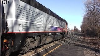 Morning NJ Transit  MetroNorth WOH trains at Radburn Station [upl. by Ilanos]