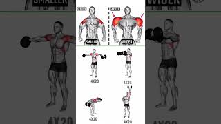 The Only 4 Dumbbell Exercises You Need for WIDER Shoulders [upl. by Une]