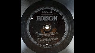 Quartet from RIGOLETTO 1921 Edison Record DD8422 in HD [upl. by Ulrica367]