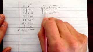 How to calculate standard deviation [upl. by Ogden]