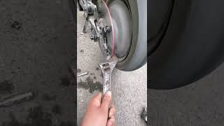 Motorcycle brakepad deformation correction process [upl. by Selim]