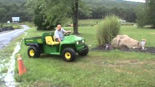 John Deere 4X2 Gator Power Dump Only 305 Hours Very Nice For Sale [upl. by Adamik]