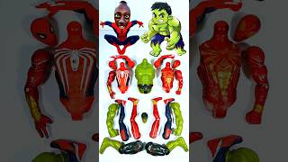 AVENGERS TOYS ASSEMBLEHULK SMASHRED SPIDER NEW MILES MORALES SUPERHEROES shorts [upl. by Laurent]