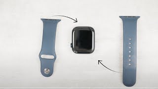 How to Attach Bands to Apple Watch Series 9 tutorial [upl. by Ancilin]