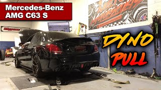 Mercedes Benz AMG C63 S  DYNO PULL  Mera Motorsports [upl. by Atnoek622]