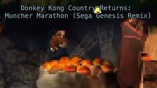 Donkey Kong Country Returns Muncher Marathon Sega Genesis Remix [upl. by Perloff]