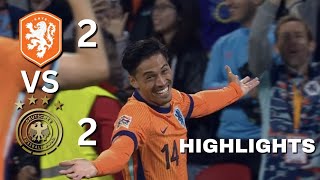 Unforgettable Moments Netherlands vs Germany UEFA Nations League [upl. by Pernas]