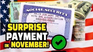 🔥 November Surprise Double Payments for SSI Recipients Explained 💸🗓️ [upl. by Aicener]