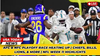 AFC amp NFC Playoff Race Heating Up  Chiefs Bills Lions amp More  NFL Week 11 Highlights [upl. by Narih]