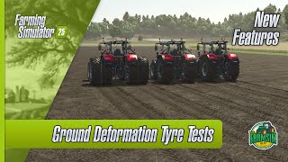 How Do Different Tyres Affect Ground Deformation in FS25 [upl. by Anihc]