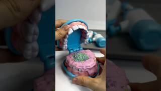 Dentist toy roleplay slime cleaning ASMR [upl. by Andras619]