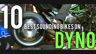 10 Best Sounding Bikes on Dyno Motorcycles [upl. by Ecnarrat]