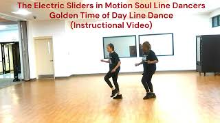 Golden Time of Day Line Dance Instructional VideoFull Dance Demo [upl. by Garlinda978]