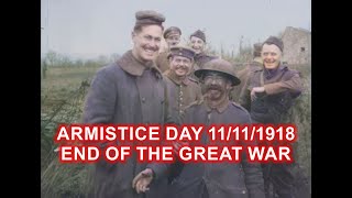 Armistice Day on the front 11 November 1918 end of The Great War  WWI DOCUMENTARY [upl. by Aicilehp]