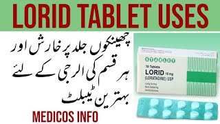 Lorid tablet uses in urdu  Loratadine tablet benefits amp Side effects  Loratadine 10 mg tablet [upl. by Melcher]