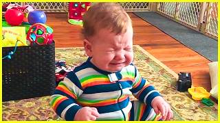 TOP 1 MUST WATCH Cute Baby Crying Moments  5Minute Fails [upl. by Kendal]