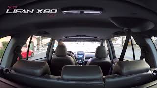 Novo Lifan X60 2018  Espaço interno [upl. by Aerbas]