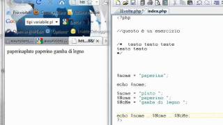 CORSO BASE PHP LEZIONE 01 [upl. by Nirrek771]