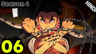 Demon Slayer Season 4 episode 6 in hindi  Explained by omichow  Hashira training arc🫡 [upl. by Yddor]