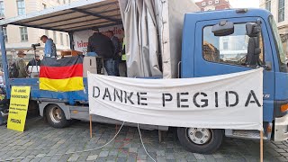 20102024 👉Pegida in Dresden 10 jähriger Geburtstag👈👍🍀💕🙏 [upl. by Matthias901]