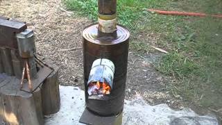 New review on downdraft rocket stove heater concept [upl. by Asilim9]