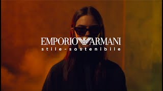 Emporio Armani Eyewear FW2122 stile sostenibile [upl. by Bbor946]