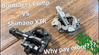 Bontrager Comp MTB pedal review Better than Shimano XTR [upl. by Dyrraj]