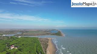 Jesolo Pineta mit Merville Tower Piave Mündung und Laguna del Mort [upl. by Tterag144]