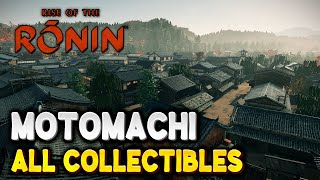 Rise of the Ronin MOTOMACHI All Collectible Locations Chests Shrines Fugitives [upl. by Declan504]