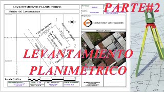 Levantamiento Planimétrico en autocad Parte 2 [upl. by Uase]