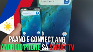 Paano e connect ang Android phone sa Smart TV  screen mirroring  tutorial [upl. by Ityak894]