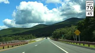 I93 North Through Franconia Notch New Hampshire [upl. by Atikcir]