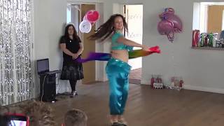 A Whole New World  Princess Jasmine Dance with Fan Veil Ribbons amp Drum Solo Finale [upl. by Arabella]