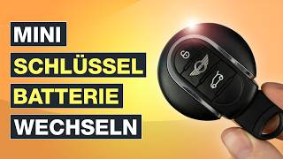 MINI Schlüssel Batterie wechseln – Batterie tauschen am MINI Autoschlüssel – Testventure [upl. by Benco]