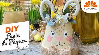 Floralux DIY Bricolez un lapin de Pâques avec vos enfants [upl. by Dnalyag]