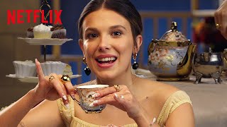 Millie Bobby Brown Thinks Youre Drinking Tea Wrong  Damsel  Netflix [upl. by Scutt]