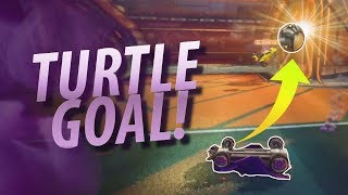 INTENDED TURTLE GOAL Rocket League Funny Moments 8 [upl. by Hpeseoj]