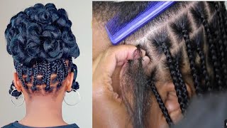 Do by yourself this knotless braids with curlyeasy method to follow [upl. by Fisk889]