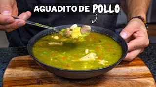 Aguadito de POLLO Rico y Facil  Abelca [upl. by Cerracchio]