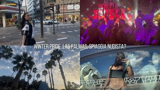 vlog canario  winter pride las palmas sono finita in una spiaggia nudista [upl. by Benn949]