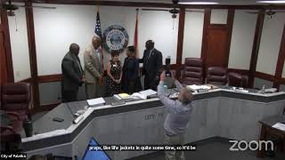 Palatka City Commission Special Called Meeting September 30 2024 [upl. by Hajar]