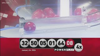 Powerball January 24 2024 [upl. by Ecnirp]