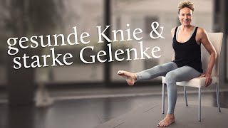 50 Yoga für gesunde Knie und starke Gelenke  15 Minuten Übungen mit und auf dem Stuhl [upl. by Napra26]