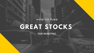 How To Find Great Stocks for Investment  Telugu [upl. by Bucher]