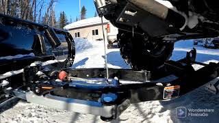 A closer look at the 2022 Arctic Cat Alterra 600 XT  Quick hitch Snowplow [upl. by Nayar]